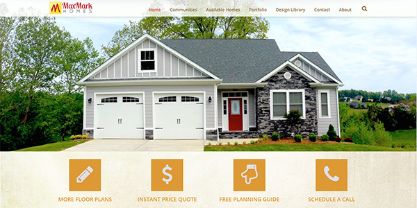 MaxMark Homes Website