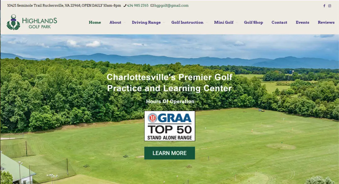 Highlands Golf Park Ruckersville Virginia