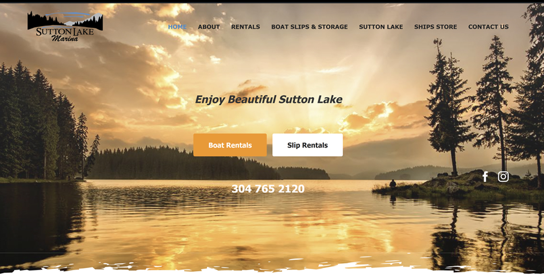 Sutton Lake Marina, West Virginia